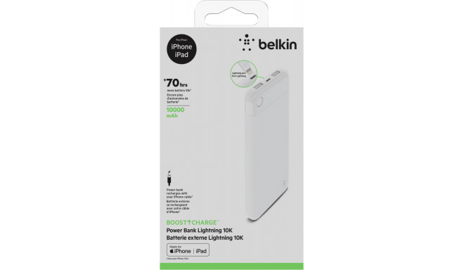 Belkin power bank Boost Charge 10K Lightning, white