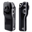 Mufic Spiegu mini Kamera DV ar klipsi / Mikrofonu / MicroSD / Mini USB / Melna
