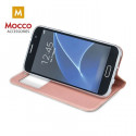 Mocco Smart Look Case Чехол Книжка с окошком для телефона Apple iPhone X Розовый