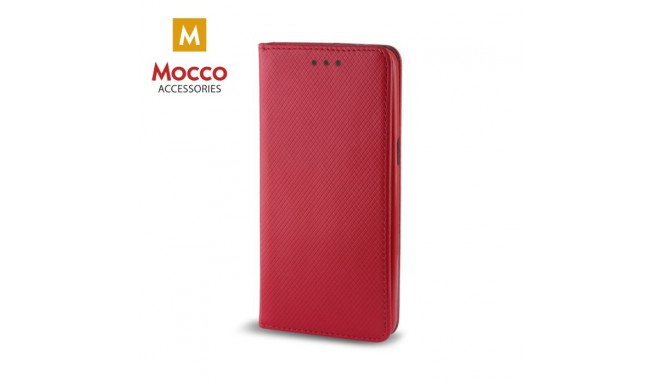 Mocco Smart Magnet Book Case For Huawei Y9 (2018) Red