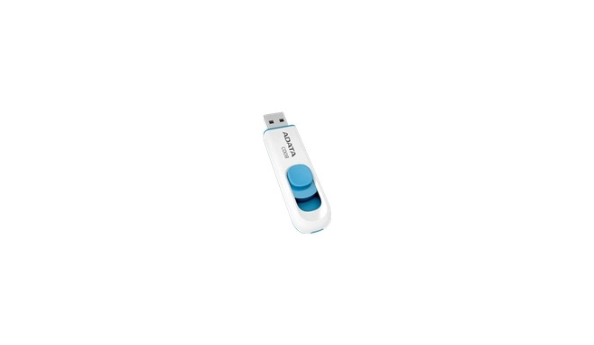 ADATA 64GB USB Stick C008 Slider USB 2.0 white blue