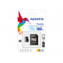 Adata memory card microSDHC 32GB UHS-I Class 10 + adapter