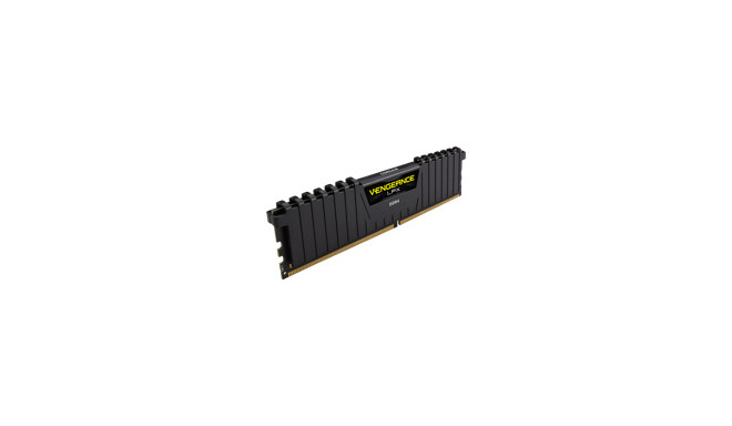 Corsair RAM 16GB RAMKit 2x8GB DDR4 3000MHz 2x288Dimm Unbuffered 16-20-20-38 Vengeance LPX Black Heat Spr