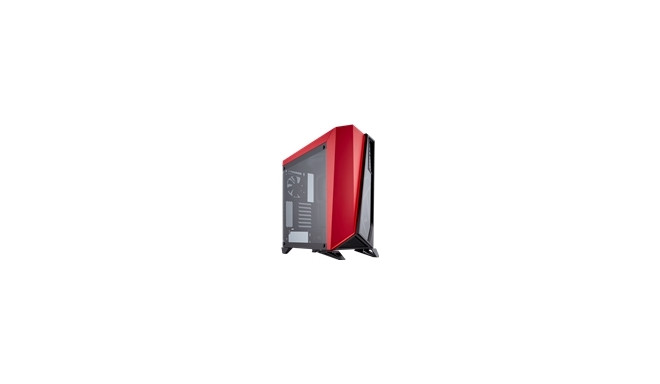 CORSAIR SPEC-Omega Mid Tower Tempered Glass Gaming Case Black/Red