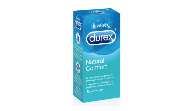 Durex Natural Plus Condoms (6 Units)