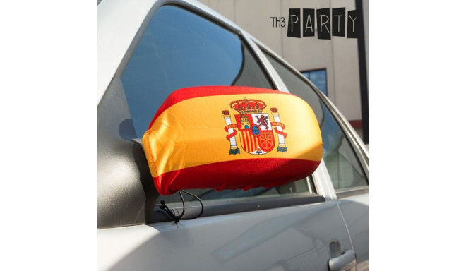 Spanish Flag Rear View Mirror Cover (Pack of 2)