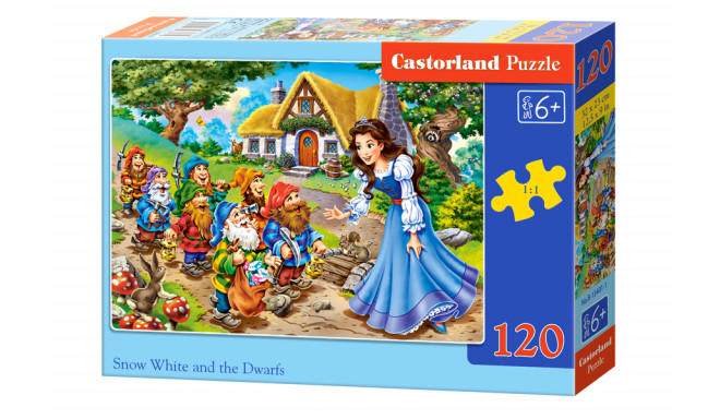 CASTORLAND puzzle Snow White and the Seven Dwarfs, 120 el. B-13401-1