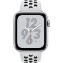 Apple Watch Series 4 - platin/black - 44mm - Aluminium - MU6K2FD/A