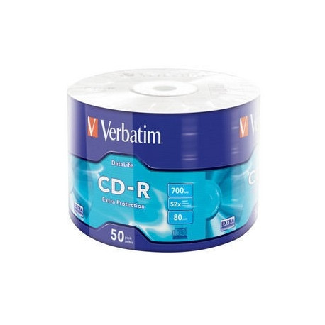 CD-R 52x 700MB 50P SP Extra Protection Wrap 43787