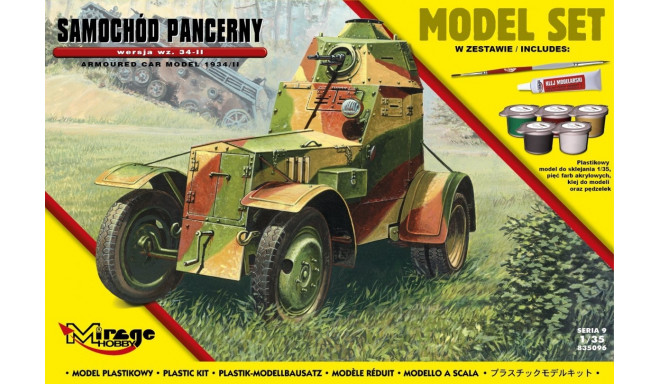 Mirage mudelikomplekt Armored car version wz.34-II