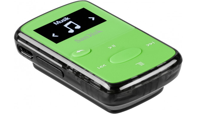 SanDisk mp3-mängija Clip Jam 8GB, roheline (SDMX26-008G-G46G)