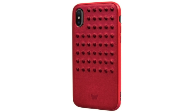 SBS case Studded iPhone X/XS, red