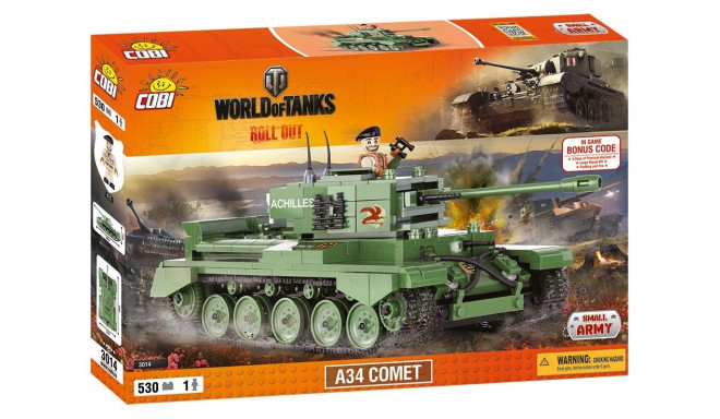 Cobi toy blocks Army WOT A34 Comet