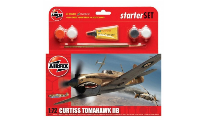 Airfix model kit Curtiss Tomahawk II b Starter Set