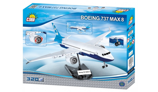 Cobi toy blocks Boeing 737 Max 8 320pcs