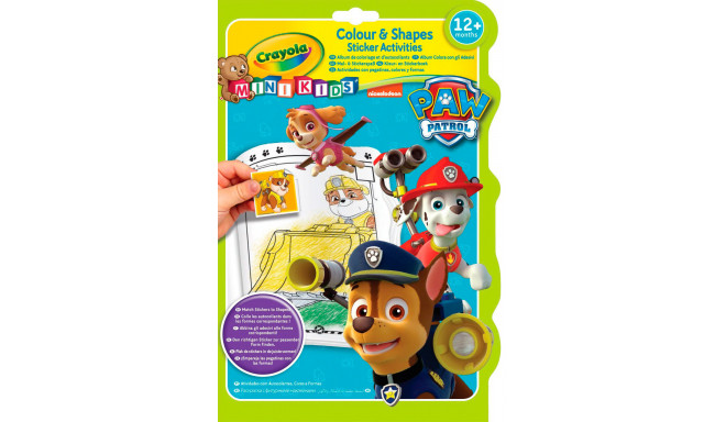 CRAYOLA Paw Patrol coloring book and stickers