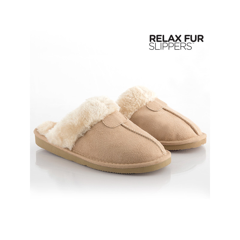 Relax Fur Slippers (37) - Slippers 