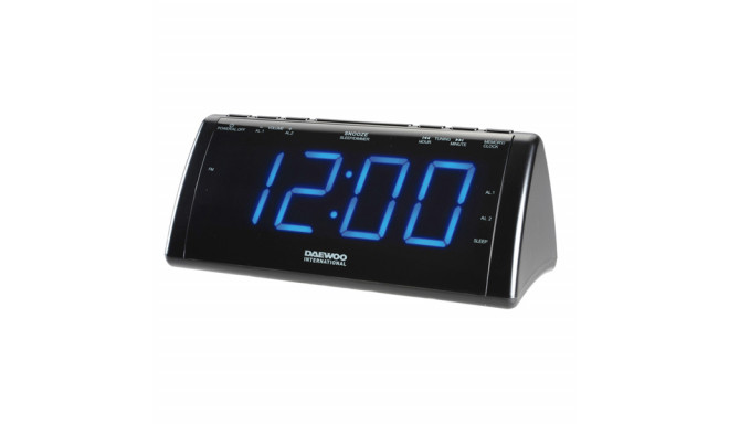 Radio Alarm Clock with LCD Projector Daewoo 222932 USB