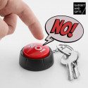 Button Keyring with NO! Sound Gadget and Gifts