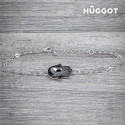 Hûggot Girl ar Rodiju Pārklāta Aproce Veidota ar Swarovski®Kristāliem (Ø 20 cm)