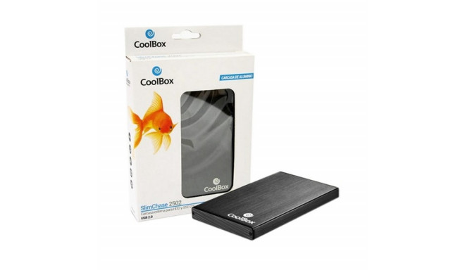 Внешний блок CoolBox CAJCOOHD2502 2,5" SATA USB 2.0 Чёрный