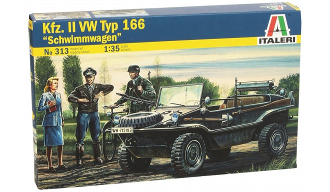 Italeri mudel Kfz II VW Typ 166 Schwimmwagen