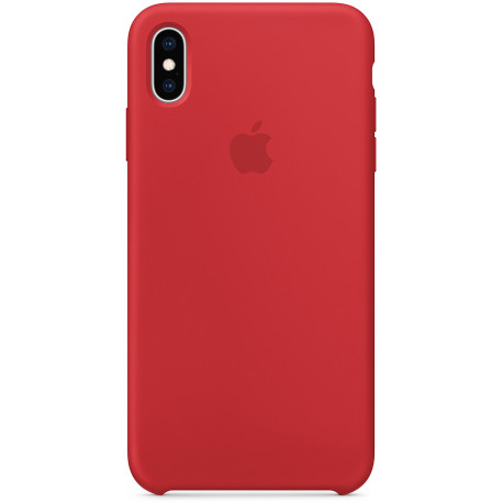 Apple Silicone Case iPhone XS Max, красный