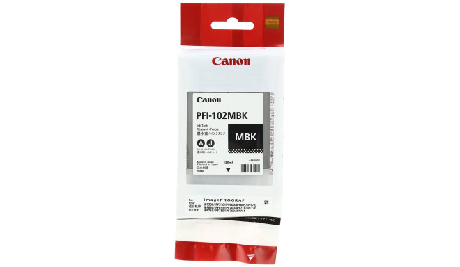 Canon ink cartridge MBK PFI-102MBK