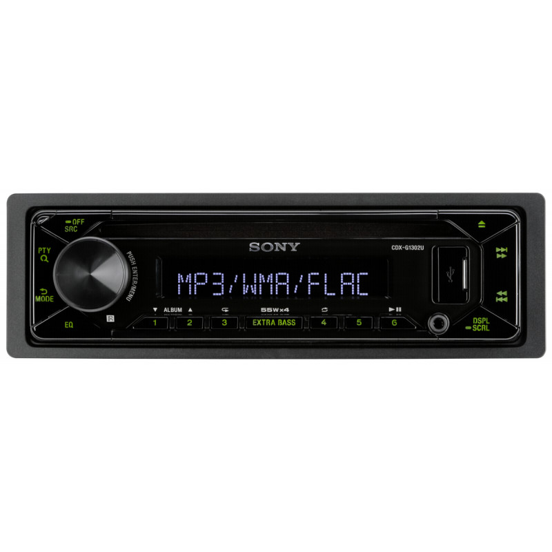 Sony CDX-G1302U green - Car radios - Photopoint