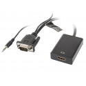 Adapter VGA(M) + Audio - HDMI (Ż)