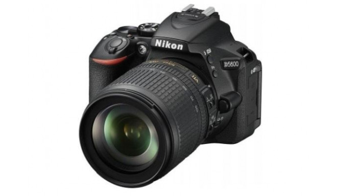 Nikon D5600 + 18-105mm VR + kaamerakott + 16GB mälukaart