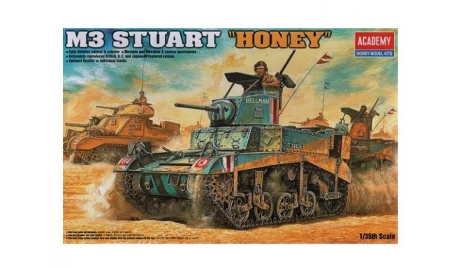 Academy mudelikomplekt M3 Stuart Honey