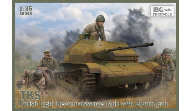 Ibg model Polish Light Reconnaissance Tank with 20mm gun