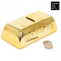 Gold Bar Ceramic Money Box