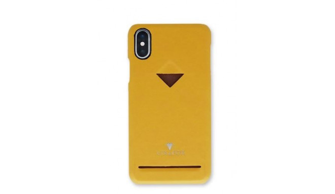 VixFox Card Slot Back Shell for Iphone XR mustard yellow