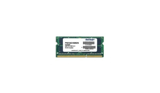 SODIMM DDR3 4GB Signature 1600MHz CL11