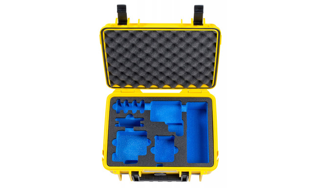 B&W GoPro Case Type 1000 Y yellow with GoPro 5 6 7  Inlay