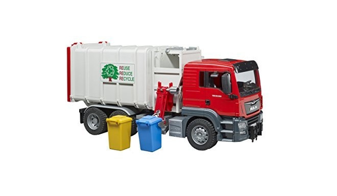 BRUDER MAN TGS side loader garbage truck - 03761