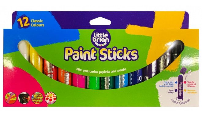 Paint Sticks Classic colours 12 colours