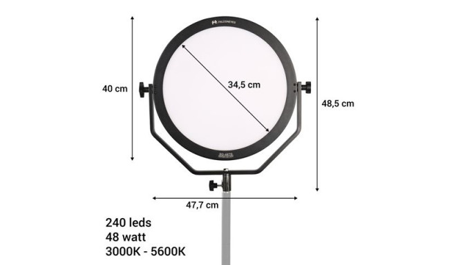 Falcon Eyes videovalgusti Bi-Color LED Lamp Sophiez SO-48TD