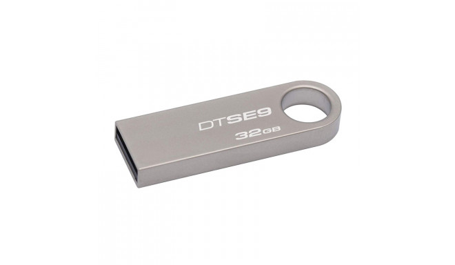 Kingston mälupulk 32GB DataTraveler SE9 USB 2.0, hõbedane