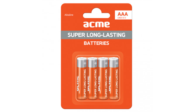 Acme battery LR03 Alkaline AAA 4pcs