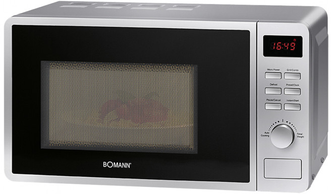Bomann microwave oven MW 6016 CB, silver