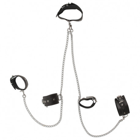 Bondage Harness with Collar and Cuffs - BDSM - Photopoint.