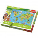 100 elemets, Children's World Map