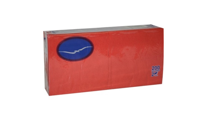 Salvrätik 24x24cm 200 tk/pk  2-kihiline (punane)