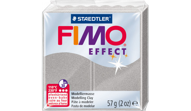 Staedtler modelēšanas māls Fimo Effect Metallic, sudrabots