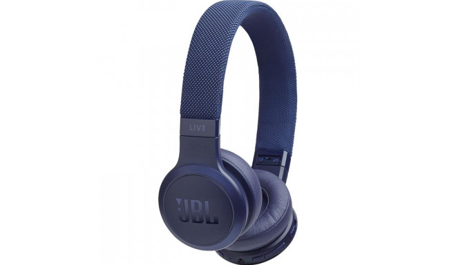 JBL Live 400, sinine - Kõrvapealsed juhtmevabad kõrvaklapid