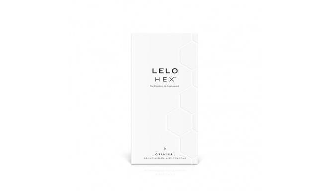 LELO HEX Condoms Original - 6 Pieces