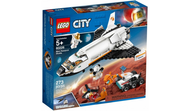 LEGO mänguklotsid City Mars Research Shuttle